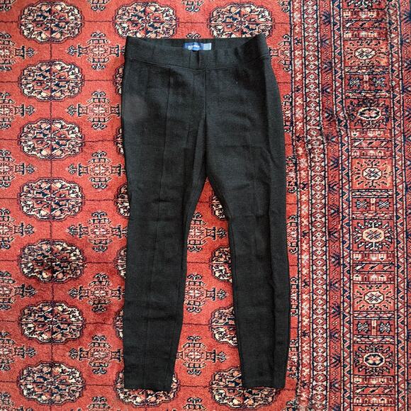 Old Navy Stevie Leggings Stretch Knit Charcoal Gray Pull-On Pants - Picture 1 of 6